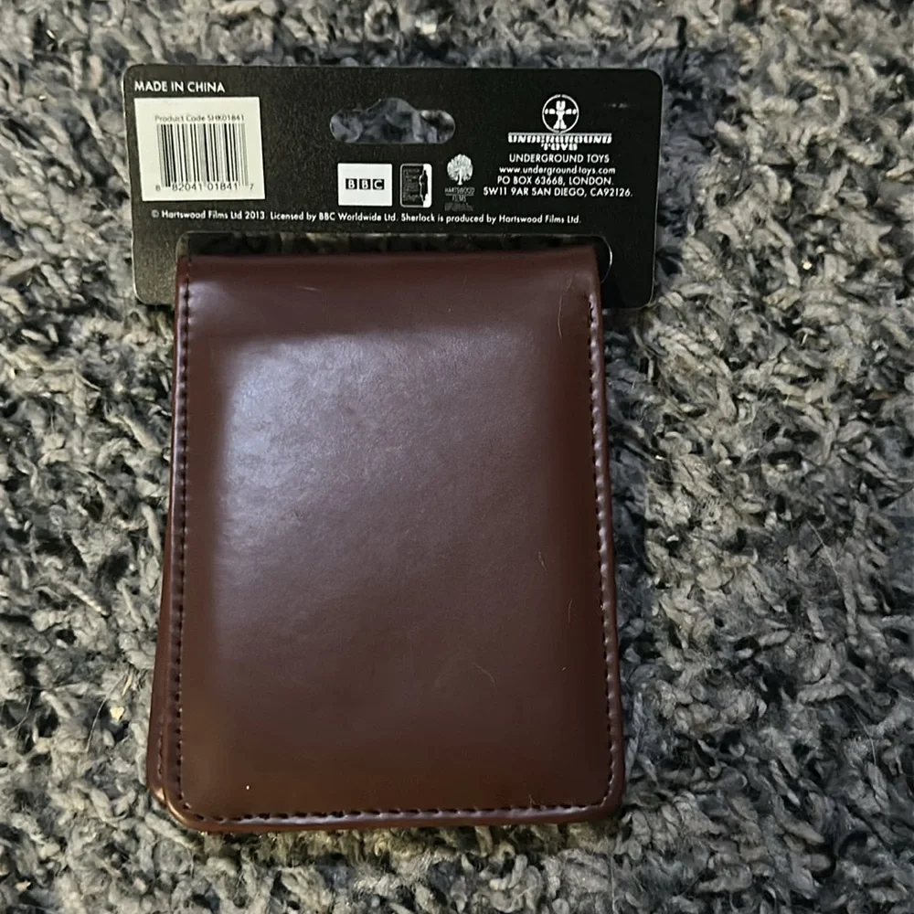 NWT Brown Sherlock men’s wallet.